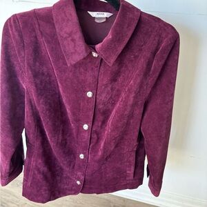 Alia Petite Corduroy button down Jacket